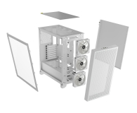 CORSAIR Obudowa 3000D Airflow RGB TG Mid-Tower Biała CC-9011256-WW - 1150141 - zdjęcie 5